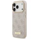 Чехол Guess 4G Logo Plate MagSafe для iPhone 18 Pro / 17 Pro, розовый
