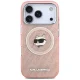 Karl Lagerfeld IML Choupette Head Logo MagSafe чехол для iPhone 17 Pro Max - розовый