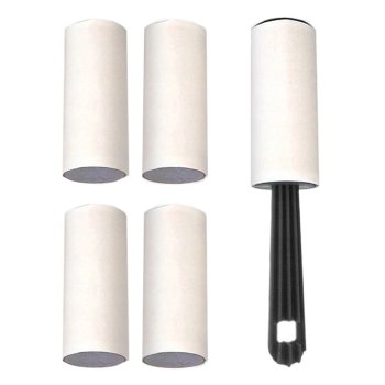 Lift Off Lint Roller For Cleaning Clothes and Furniture Set with 4 Refills, Assorted colors