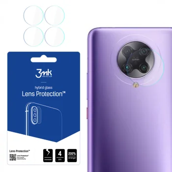 Xiaomi Poco F2 Pro 5G Aizmugurējās Kameras Aizsargstikls, 4 gab. | 3MK Lens Protection Back Camera Tempered Glass...