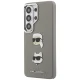 Karl Lagerfeld Saffiano Double Heads Metal vāciņš Samsung Galaxy S26 Ultra, sudraba