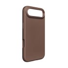 Pure Icon Mag Pro Liquid Silicone Phone Case Cover iPhone 17 Air, MagSafe Compatible, with Camera Protection and Aluminum Buttons - Brown