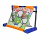 Pārvietojami futbola vārti ar kustīgu mērķi un 3 bumbām