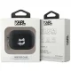 Karl Lagerfeld AirPods Pro 2 Case Monogram Choupette Head, Black