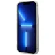 Чехол Karl Lagerfeld Liquid Glitter Monogram для iPhone 14 Pro, серебристый