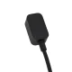 HLS-3 magnētiskais USB-C lādētājs priekš Samsung Galaxy Fit3 1m, melns