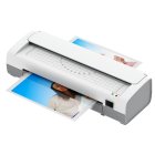 A4 Laminator Machine with 50 Pouches Trimmer and Corner Rounder Kit