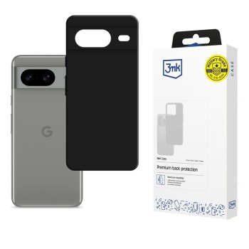 Google Pixel 8 5G – 3mk Matt Case, melns