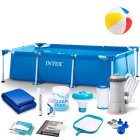 Karkasa baseins INTEX 28270, 220 x 150 x 60 cm, 16-in-1 komplekts