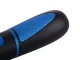 Cordless hair and beard trimmer with 4 comb attachments, black-blue
