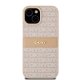 DKNY iPhone 15 Plus / 14 Plus vāciņš Mono Stripe & Metal Logo, rozā