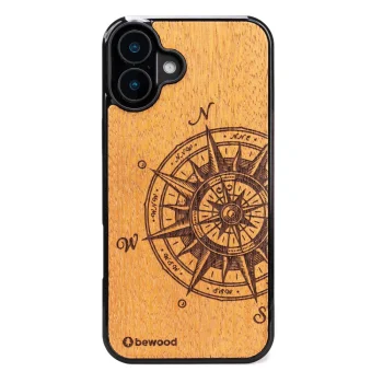 Bewood koka futrālis iPhone 16 Plus TRAVELER MERBAU | Wooden Case for