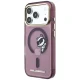 Karl Lagerfeld Peekaboo Logo MagSafe vāciņš iPhone 18 Pro un 17 Pro, bordo