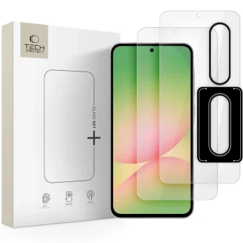 Защитное стекло Tech-Protect Glass Set+ для Samsung Galaxy A36 / A56 5G, прозрачное