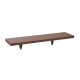 Maclean MC-331 Wall Shelves, 6 pcs, Walnut