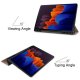 Samsung Galaxy Tab S7+ Plus (SM-T970 / T976B) Tri-fold Stand Cover Case, Rose Gold | Vāks Apvalks Pārvalks...