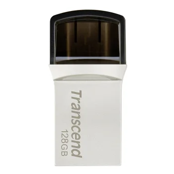 USB-флешка OTG Transcend JetFlash 890S 128GB, USB Type-C / USB 3.1