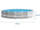 Intex 20ft x 52in Frame Above Ground Swimming Pool Set 18-in-1