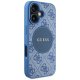 Guess 4G Circle Classic Logo MagSafe vāciņš Apple iPhone 16 zils