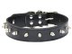 Adjustable Eco-Leather Studded Dog Collar L