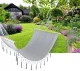 Dārza Mājas Vienvietīgs Šūpuļtīkls ar Koka Stieni un Stiprinājumu Komplektu, 200x100 cm | Garden Hammock with...