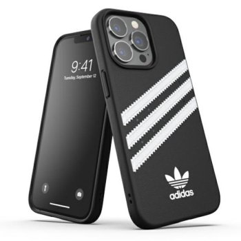 Adidas OR Moulded Case PU iPhone 13 Pro / 13 6,1" czarno  black white 47114