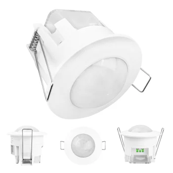 Maclean MCE20 Built-in Ceiling Motion Sensor, 1200W, 6m