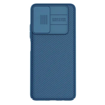Xiaomi Poco M4 Pro 5G Nillkin CamShield Pro Case Cover with Camera Protection Shield, Blue | Чехол для...