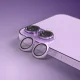 Защитное стекло для камеры iPhone 17 Etteri, фиолетовое