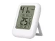 Digital Thermometer and Hygrometer with LCD Display, White