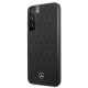 Mercedes Leather Stars Pattern vāciņš priekš Samsung Galaxy S22+ - Black