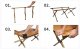 Tūrisma saliekamais galds 120x60cm | Travel Folding Table