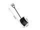 Sniega Tīrīšana Saliekamā Auto Lāpsta, 32x24 cm | Snow Folding Removal Car Shovel