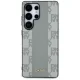 DKNY Leather Checkered Pattern MagSafe Case for Samsung Galaxy S25 Ultra, Gray
