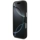 Чехол для iPhone 17 Pro Karl Lagerfeld FW Grained Karl & Choupette Heads Pins & Logo — черный