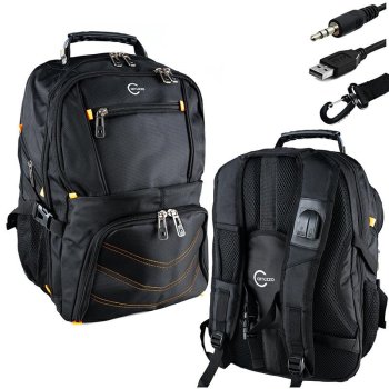 Ūdensizturīga ceļojumu mugursoma Carruzzo 45L portatīvajam datoram 17"