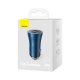 Baseus Golden Contactor Pro automašīnas lādētājs 2x USB-C 40W zils (CGJP000003) | Phone Car Charger