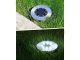 Solar Disk Garden Lights Twilight Sensor 4Pcs