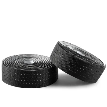Rockbros stūres lente Perforated Silicone, melna