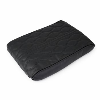 Auto roku balsta spilvens universāls stepēts, melns