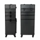 Large Professional Makeup Train Case, black