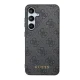 Guess Samsung Galaxy S24 Case 4G Metal Gold Logo, Black