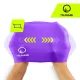 Силиконовая шапочка для плавания TSUNAMI, фиолетовая