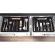 Ruhhy 00024748 Expandable Cutlery Drawer Organizer, Black