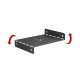 Maclean MC-107 B zemgalda kabeļu organizators, 5 kg, Melns