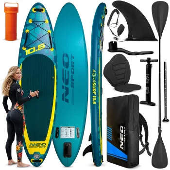 Piepūšamais SUP Dēlis, Neo-Sport Aquasurf 170203, 320x84x15 cm