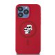 Apple iPhone 15 Pro Max 6.7\'\' Karl Lagerfeld Karl&Choupette Glitter MagSafe Cover Case, Red | Telefona Vāciņš...