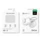 AmazingThing Minimal maciņš Apple AirPods 4 austiņām, caurspīdīgs