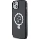 Karl Lagerfeld Ring Stand MagSafe Case for iPhone 15 / 14 / 13 Black