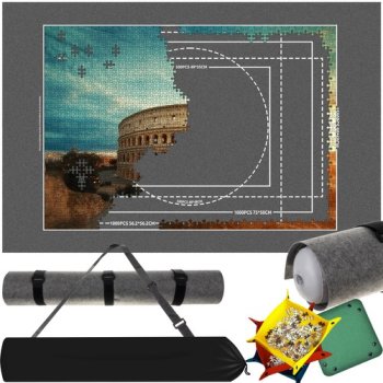 Malatec 00021835 Jigsaw Puzzle Roll Mat with Accessories